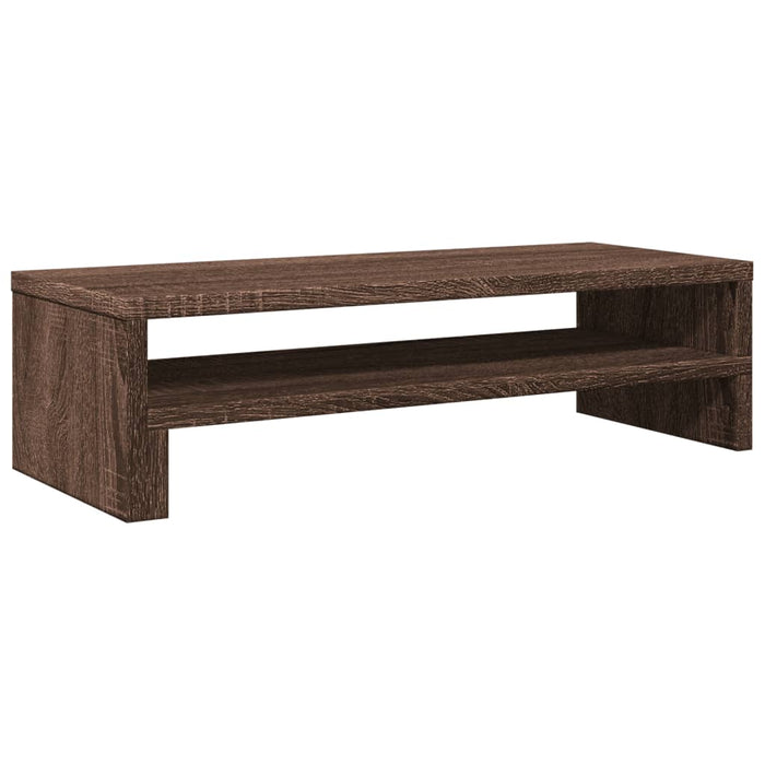 Monitor Stand Brown Oak 54x22x15 cm Engineered Wood