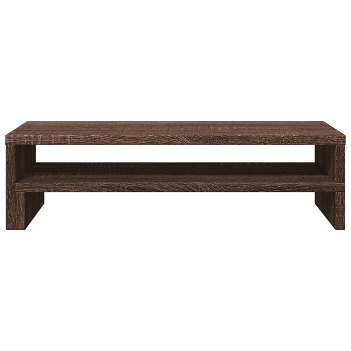 Monitor Stand Brown Oak 54x22x15 cm Engineered Wood