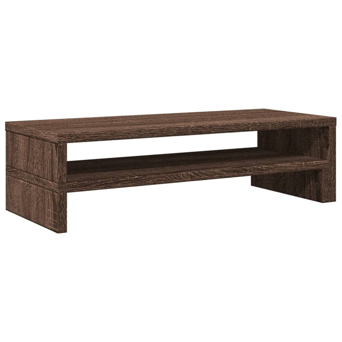 Monitor Stand Brown Oak 54x22x15 cm Engineered Wood