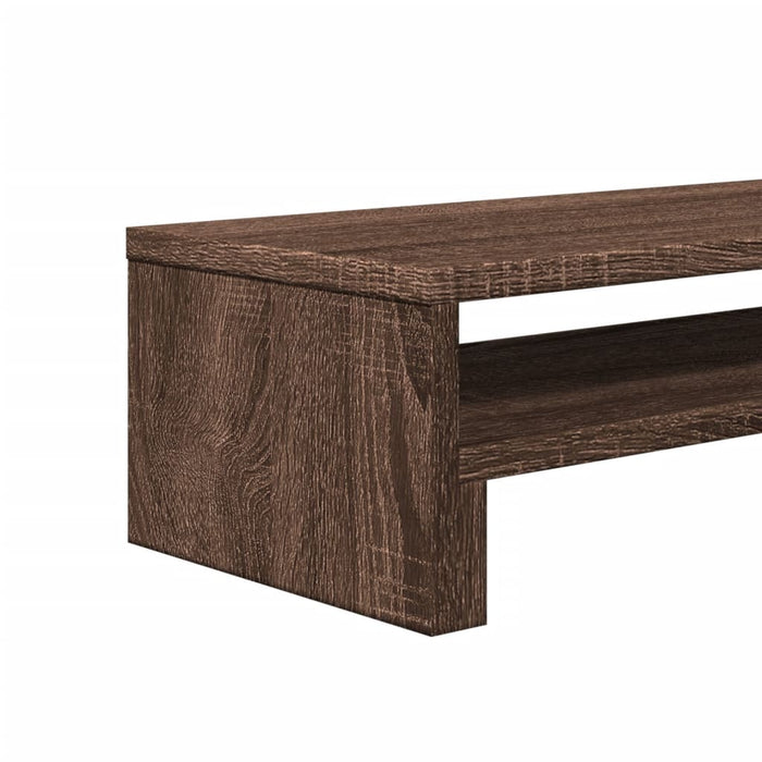 Monitor Stand Brown Oak 54x22x15 cm Engineered Wood