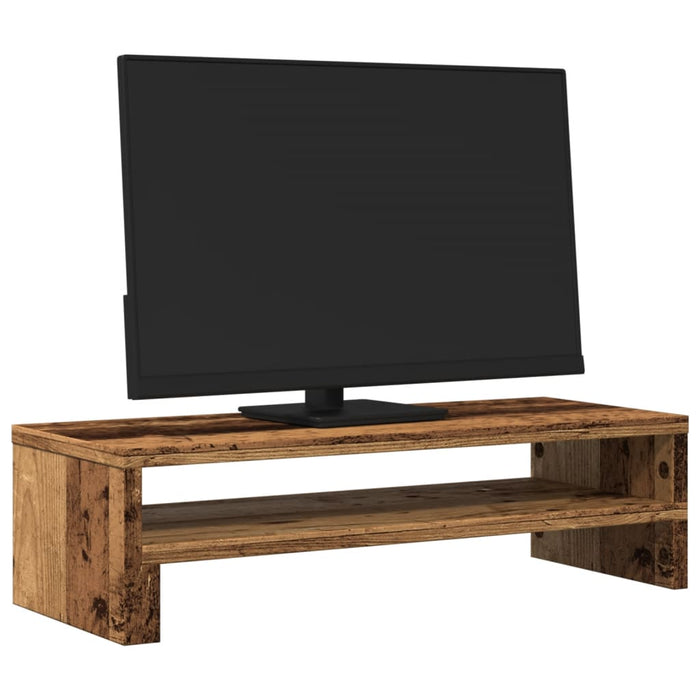 Monitor Stand Old Wood 54x22x15 cm Engineered Wood