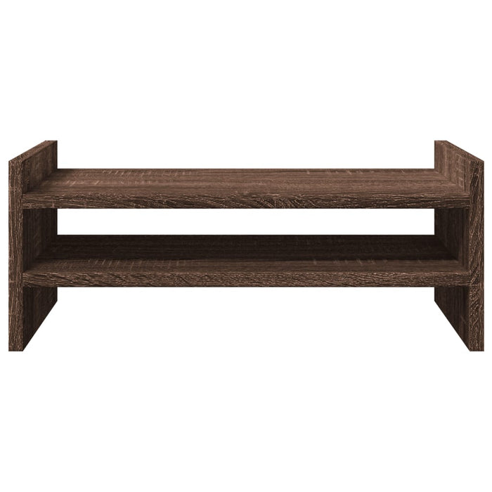 Monitor Stand Brown Oak 50x27x20 cm Engineered Wood