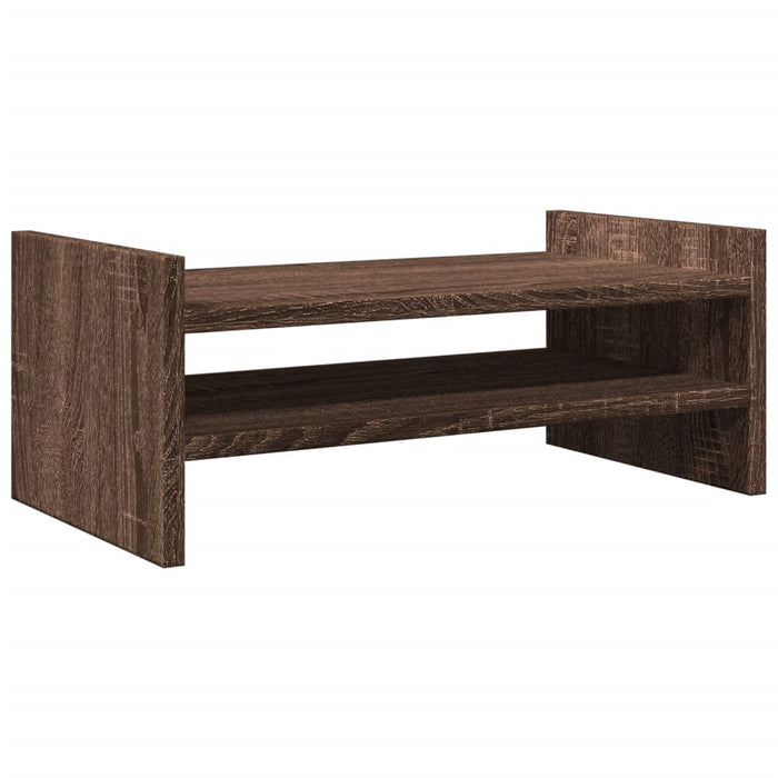 Monitor Stand Brown Oak 50x27x20 cm Engineered Wood