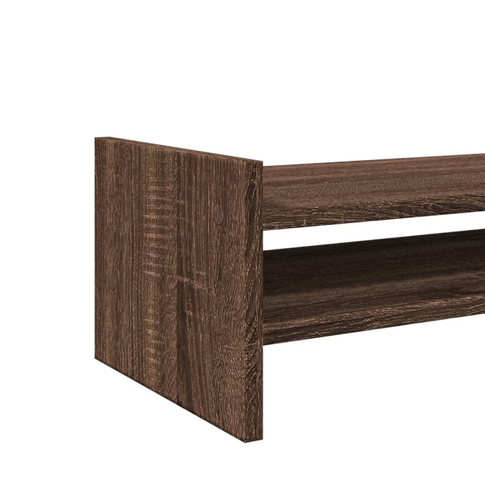 Monitor Stand Brown Oak 50x27x20 cm Engineered Wood