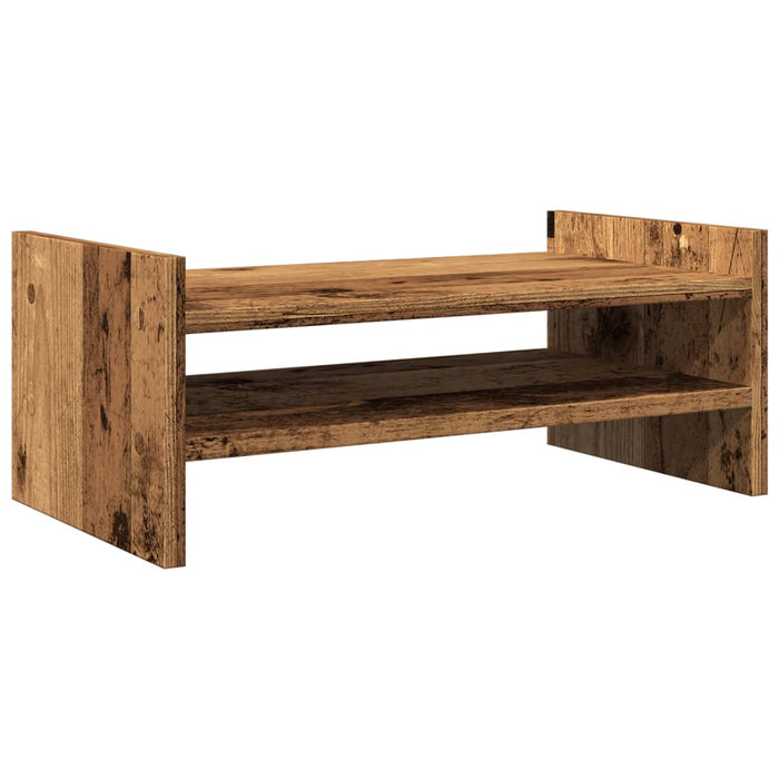 Monitor Stand Old Wood 50x27x20 cm Engineered Wood