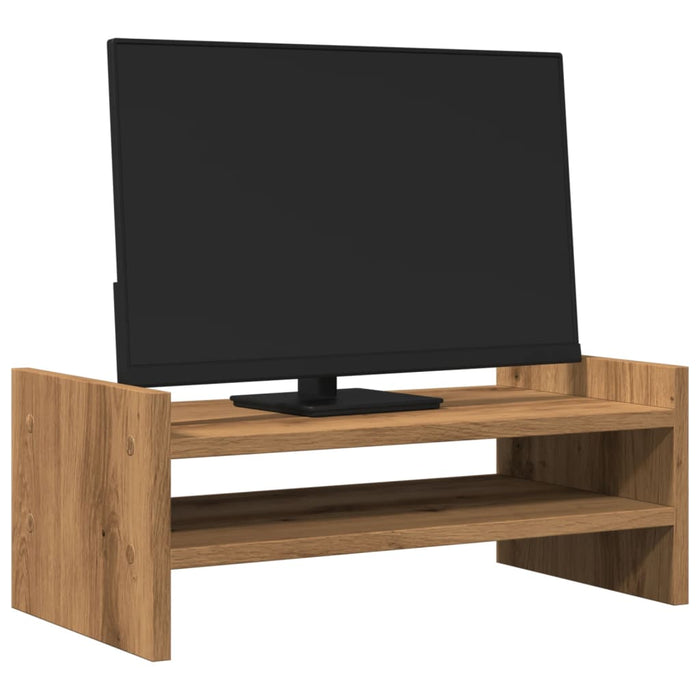 Monitor Stand Artisian Oak 50x27x20 cm Engineered Wood