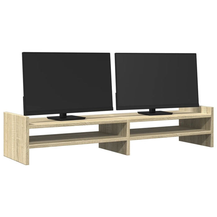 Monitor Stand Sonoma Oak 100x27x20 cm Engineered Wood