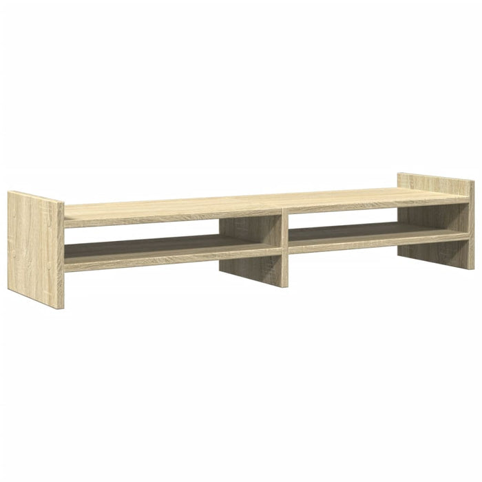 Monitor Stand Sonoma Oak 100x27x20 cm Engineered Wood