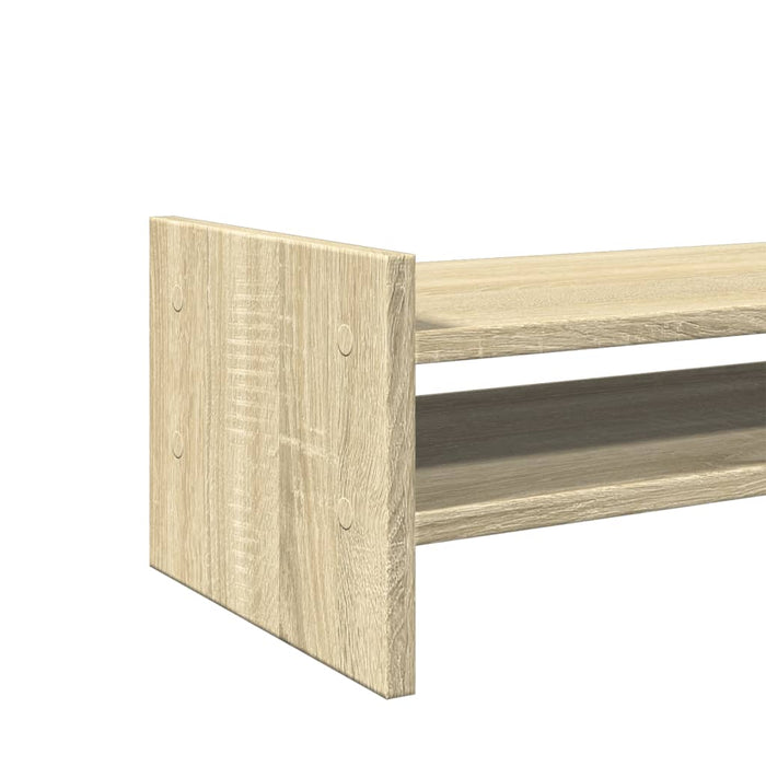 Monitor Stand Sonoma Oak 100x27x20 cm Engineered Wood