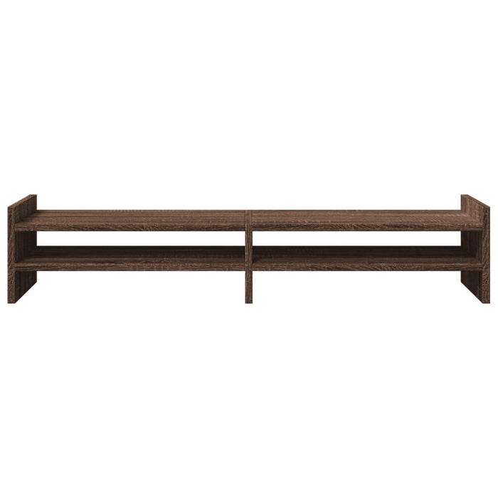 Monitor Stand Brown Oak 100x27x20 cm Engineered Wood