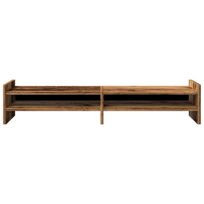 Monitor Stand Old Wood 100x27x20 cm Engineered Wood