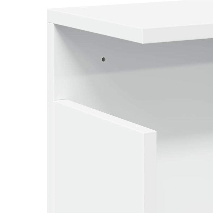 Wall Cabinet 60x20x30 cm White Engineered Wood