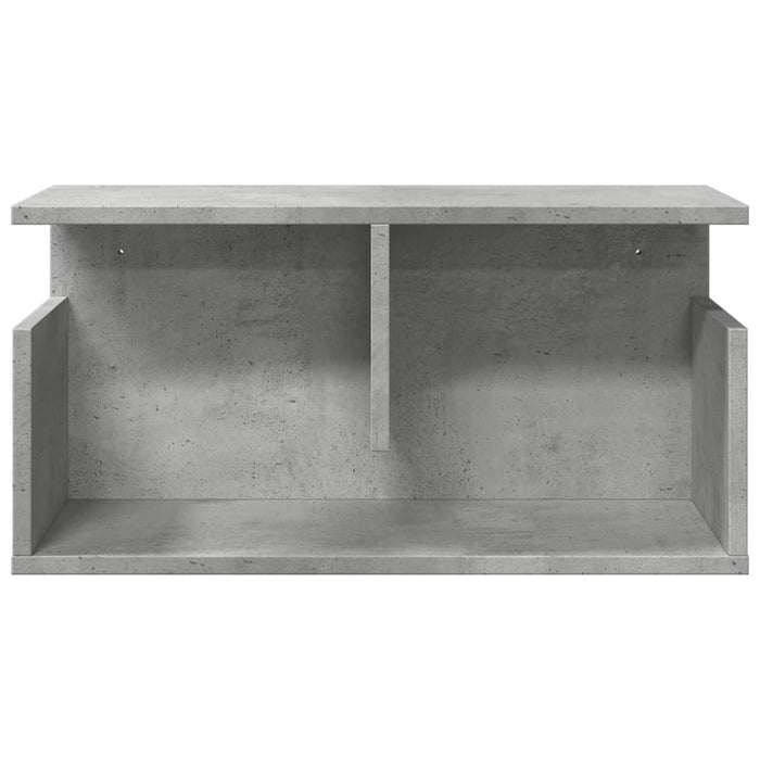 Wall Cabinet 60x20x30 cm Concrete Grey Engineered Wood