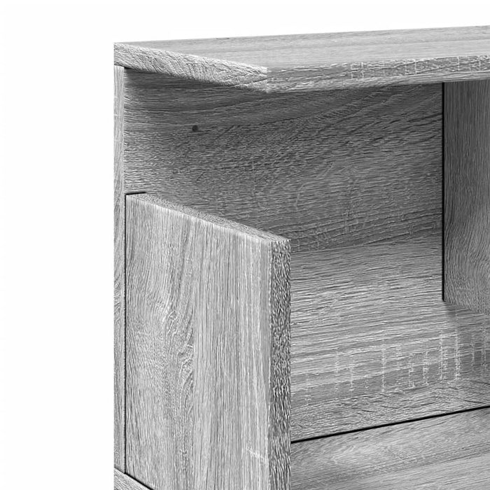 Wall Cabinet 80x20x30 cm Grey Sonoma Engineered Wood