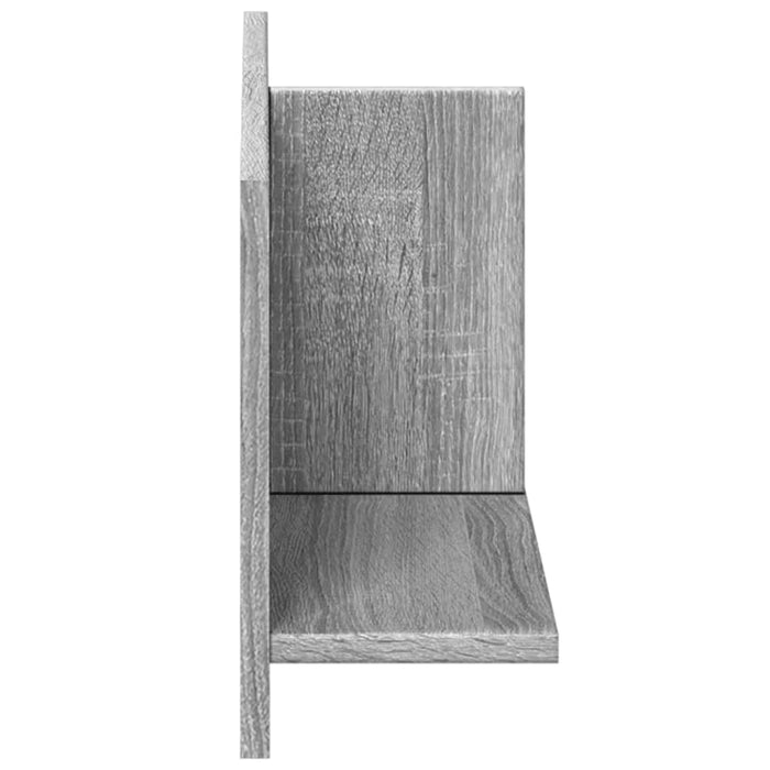 Wall Cabinet 70x16.5x30 cm Grey Sonoma Engineered Wood