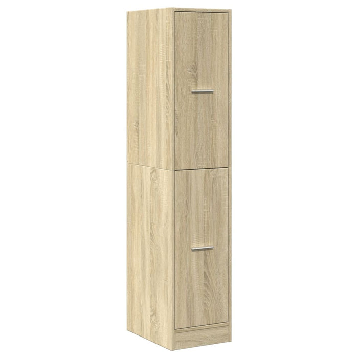 Apothecary Cabinet Sonoma Oak 30x41x144.5 cm Engineered Wood