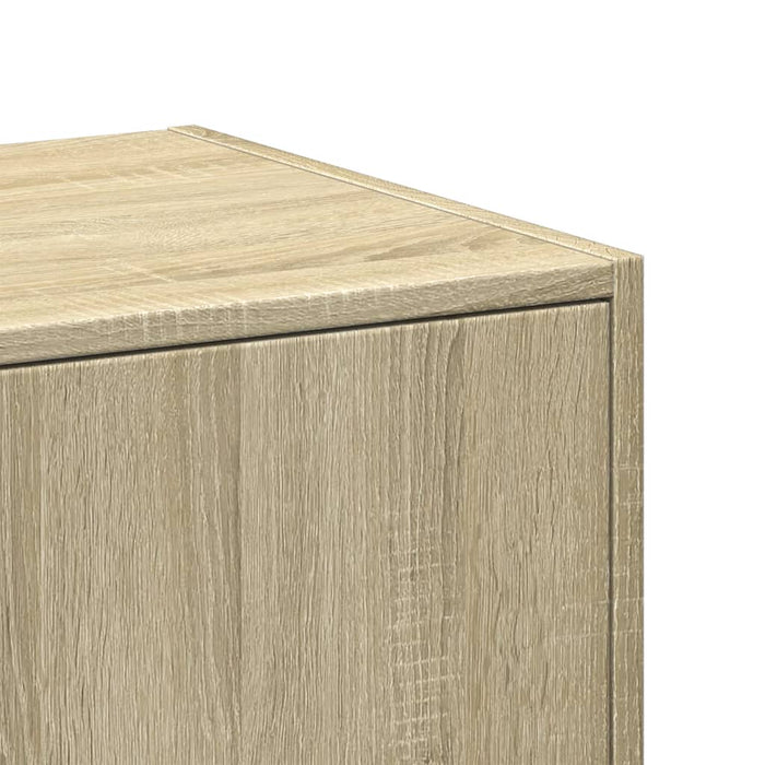 Apothecary Cabinet Sonoma Oak 30x41x144.5 cm Engineered Wood