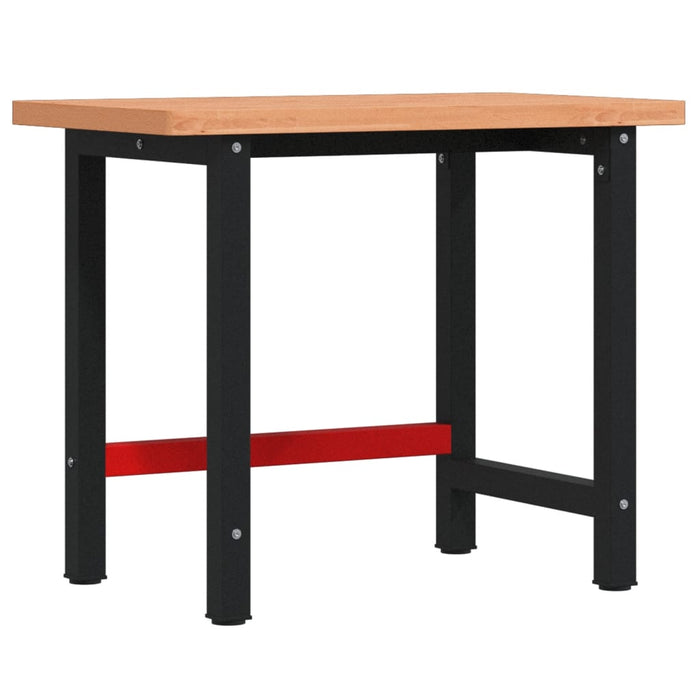 Workbench 100x60x83 cm Solid Wood Beech Rectangular