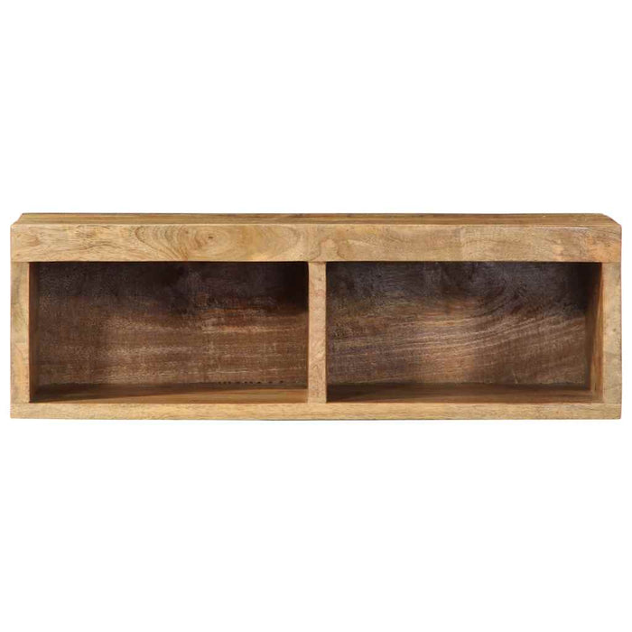 Wall-mounted TV Cabinet 60x30x19 cm Solid Rough Wood Mango