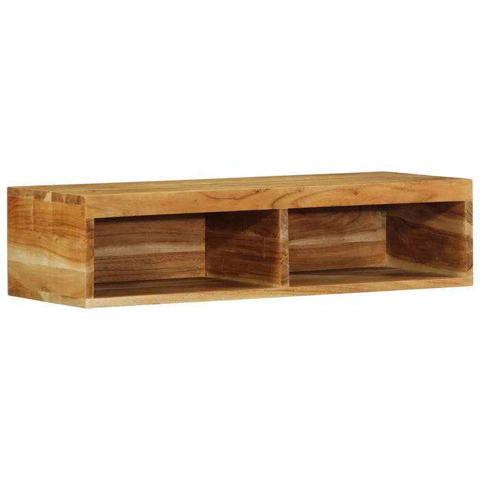 Wall-mounted TV Cabinet 80x30x19 cm Solid Wood Acacia