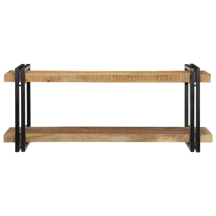 Wall Shelf 110x33x45 cm Solid Rough Wood Mango