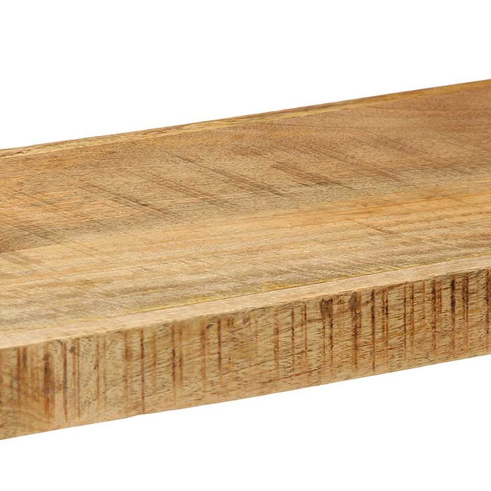 Wall Shelf 110x33x45 cm Solid Rough Wood Mango