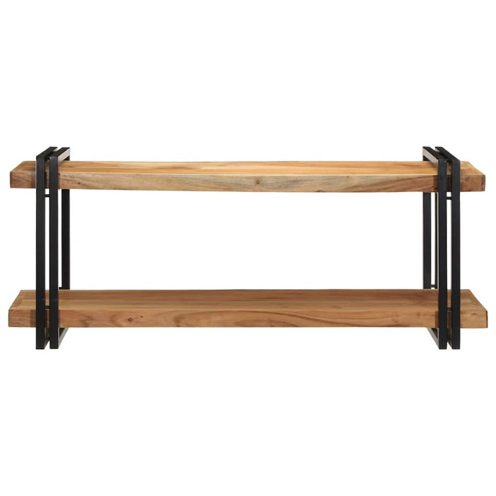 Wall Shelf 110x33x45 cm Solid Wood Acacia