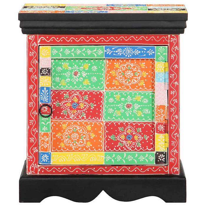 Bedside Cabinet Multicolour 40x35x45 cm Solid Wood Mango