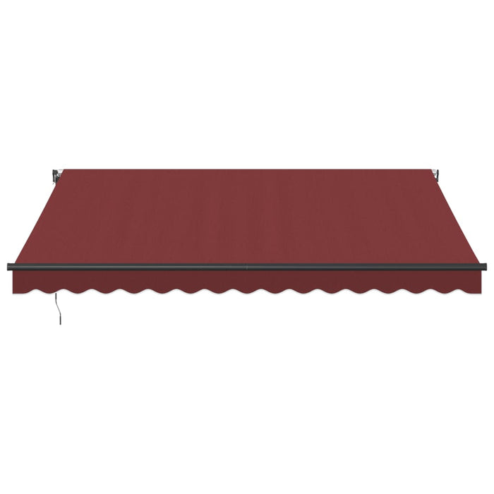 Automatic Retractable Awning Burgundy 400x300 cm