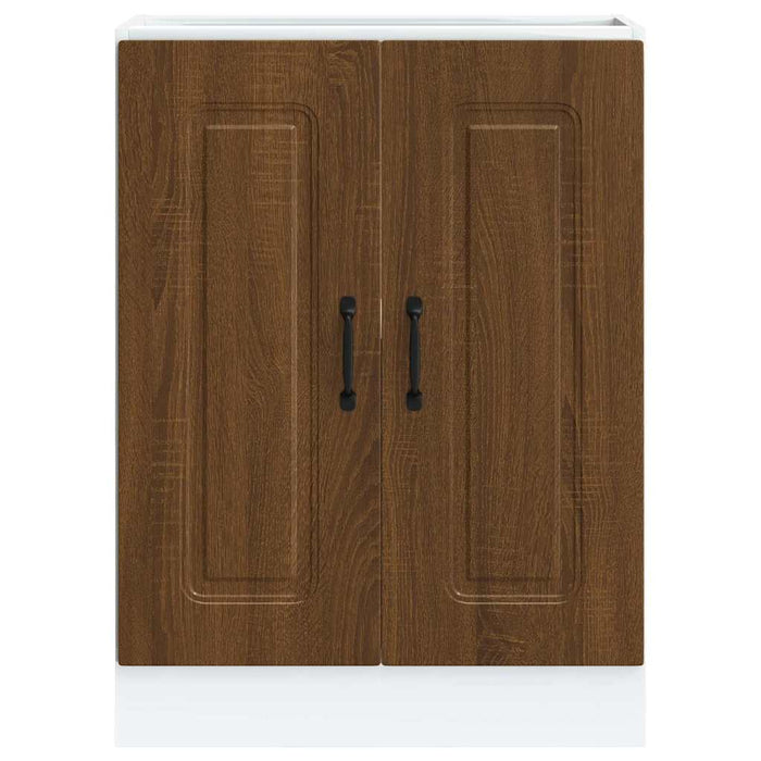 Тумба под раковину Kalmar Brown Oak 60x46x81,5 см Инженерное дерево