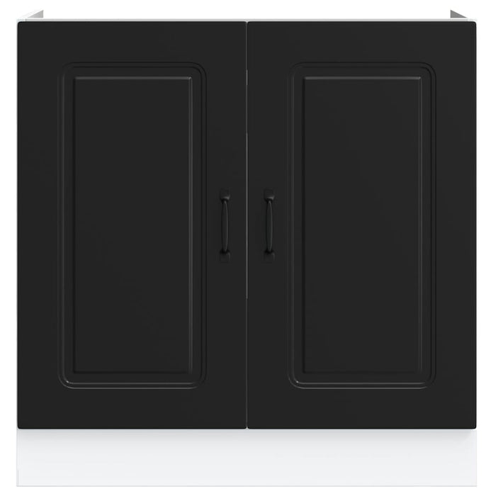 Тумба под раковину Kalmar Black 80x46x81,5 см Инженерное дерево