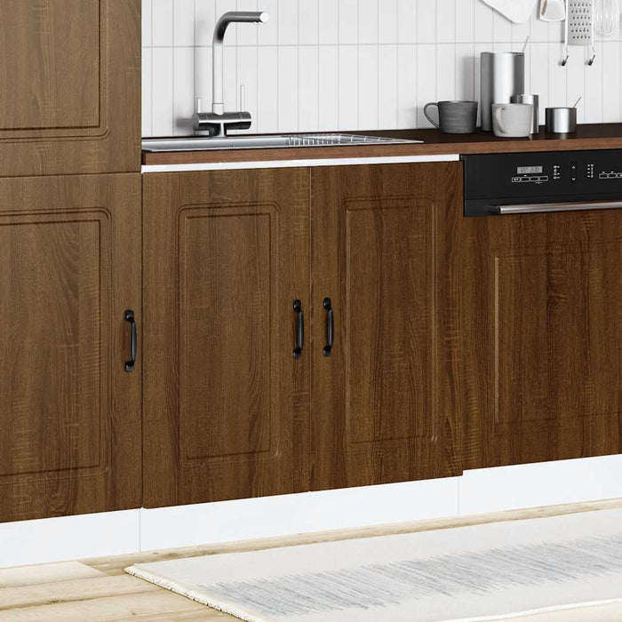 Тумба под раковину Kalmar Brown Oak 80x46x81,5 см Инженерное дерево