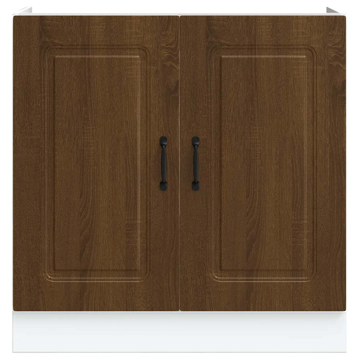 Тумба под раковину Kalmar Brown Oak 80x46x81,5 см Инженерное дерево