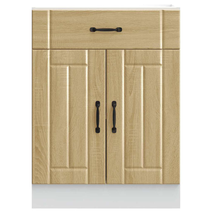 Kitchen Base Cabinet Lucca Sonoma Oak Engineered Wood