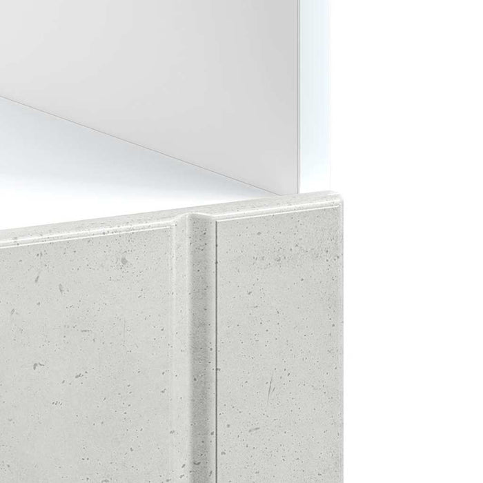 Шкаф за фурна Lucca Concrete Grey Engineered Wood