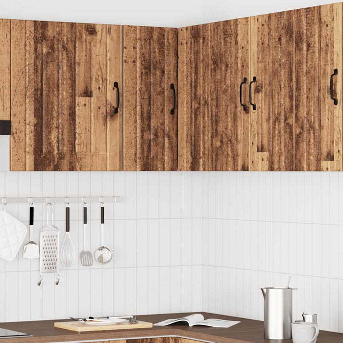 Кухненски стенен ъглов шкаф Lucca Old Wood Engineered Wood