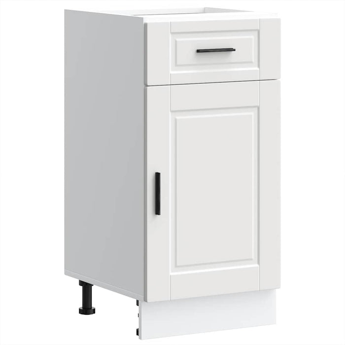 Kitchen Base Cabinet Porto White Engineered Wood