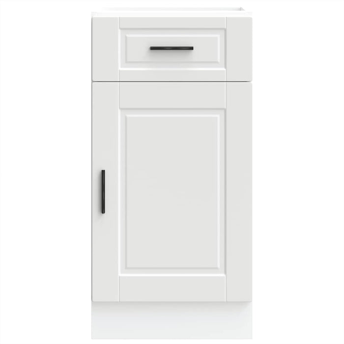 Kitchen Base Cabinet Porto White Engineered Wood