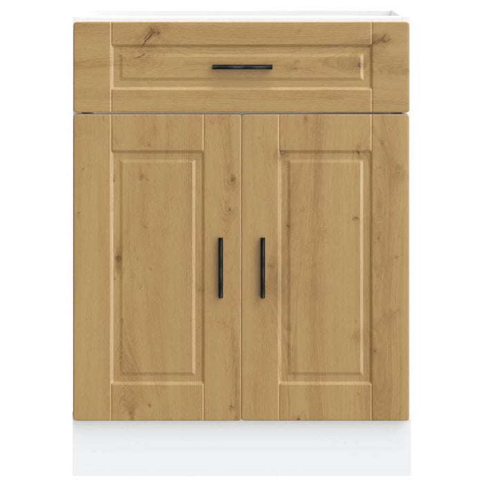 Kitchen Base Cabinet Porto Artisan Oak Engineered Wood