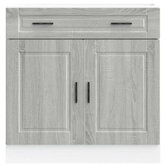 Kitchen Base Cabinet Porto Grey Sonoma Engineered Wood