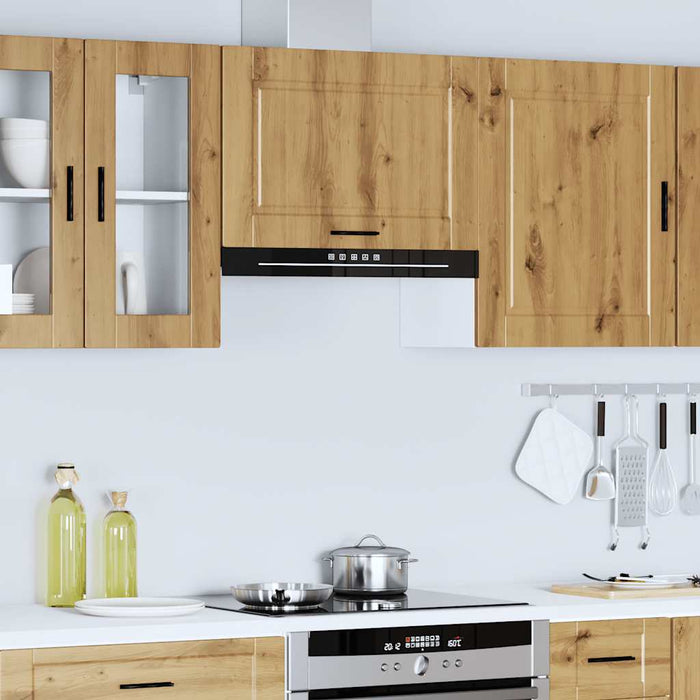 Kitchen Wall Cabinet Porto Artisan Oak Engineered Wood