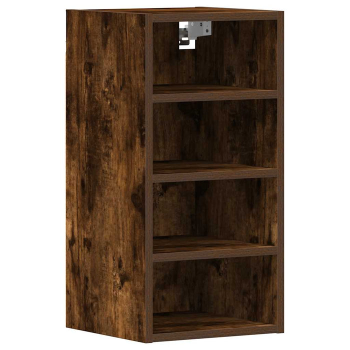 Hanging Cabinet Smoked Oak 30x29.5x60 cm Engineered Wood