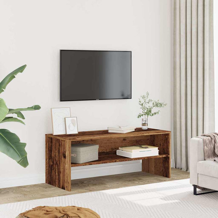 TV Cabinet Old Wood 100x40x40 cm Engineered Wood