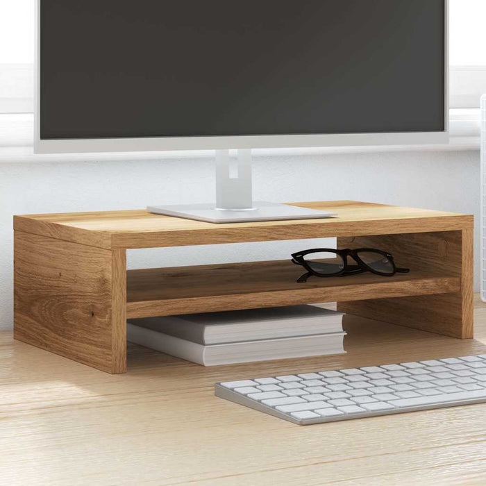 Monitor Stand Artisan Oak 42x24x13 cm Engineered Wood