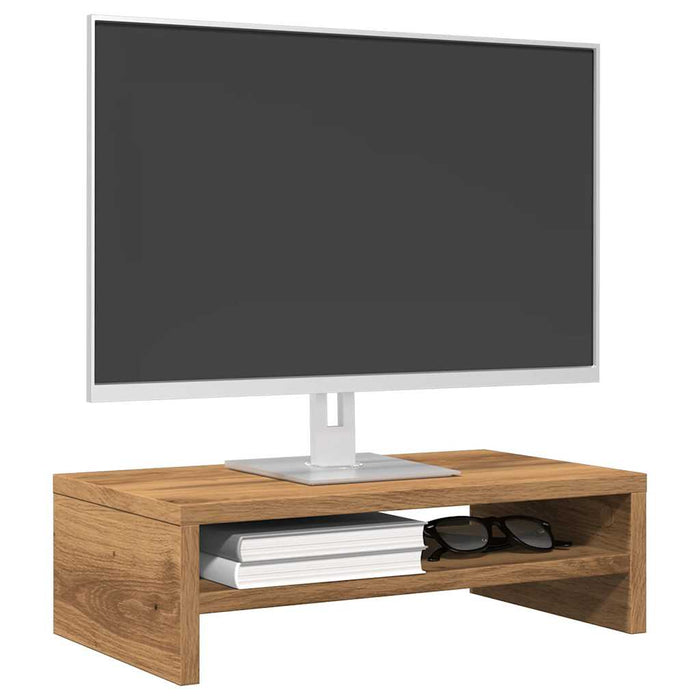 Monitor Stand Artisan Oak 42x24x13 cm Engineered Wood