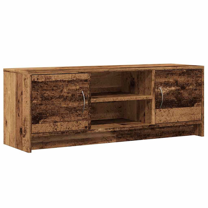 TV Cabinet Old Wood 102x30x37.5 cm Engineered Wood