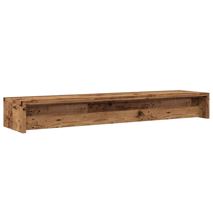 Monitor Stand Old Wood 100x24x13 cm Engineered Wood