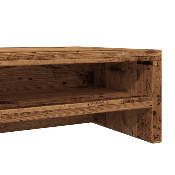 Monitor Stand Old Wood 100x24x13 cm Engineered Wood