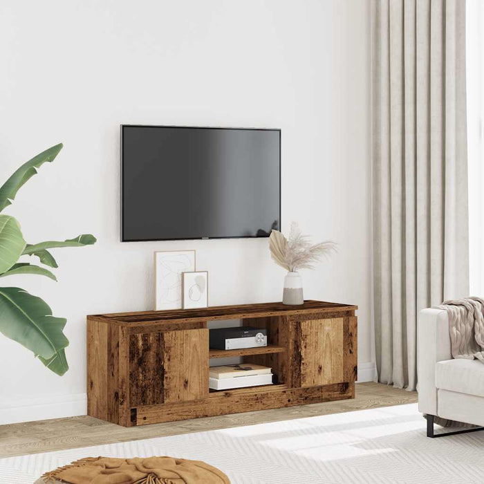 TV Cabinet Old Wood 102x30x36 cm Engineered Wood