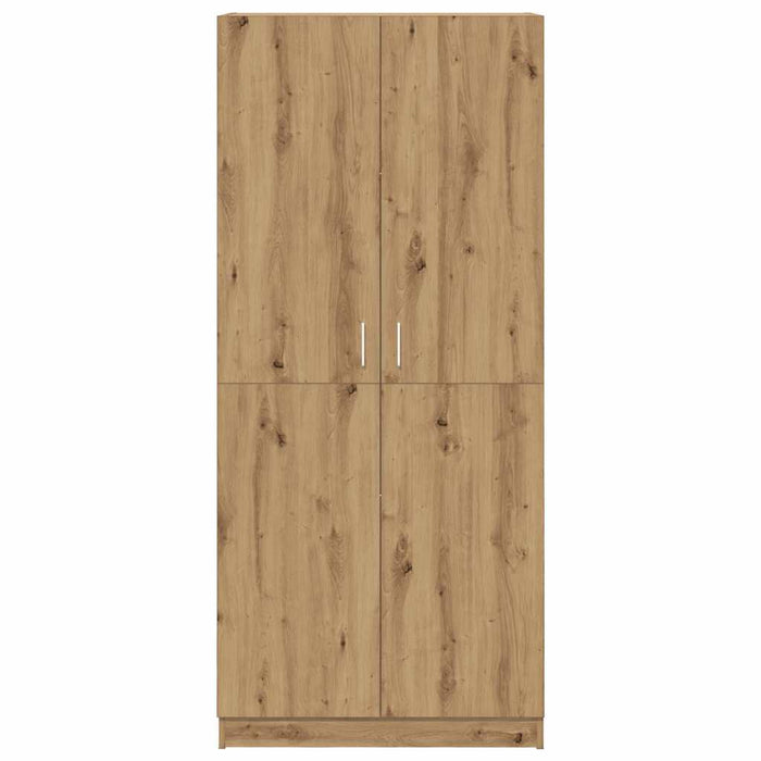 Wardrobe Artisan Oak 80x52x180 cm Engineered Wood